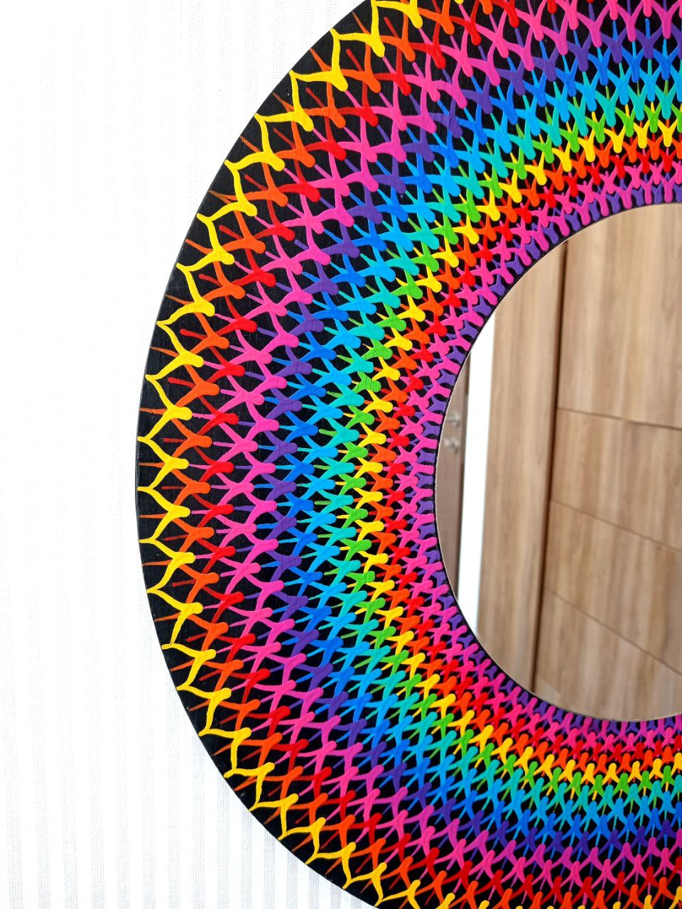 Espejo Mandala de Color y Luz · Arte original
