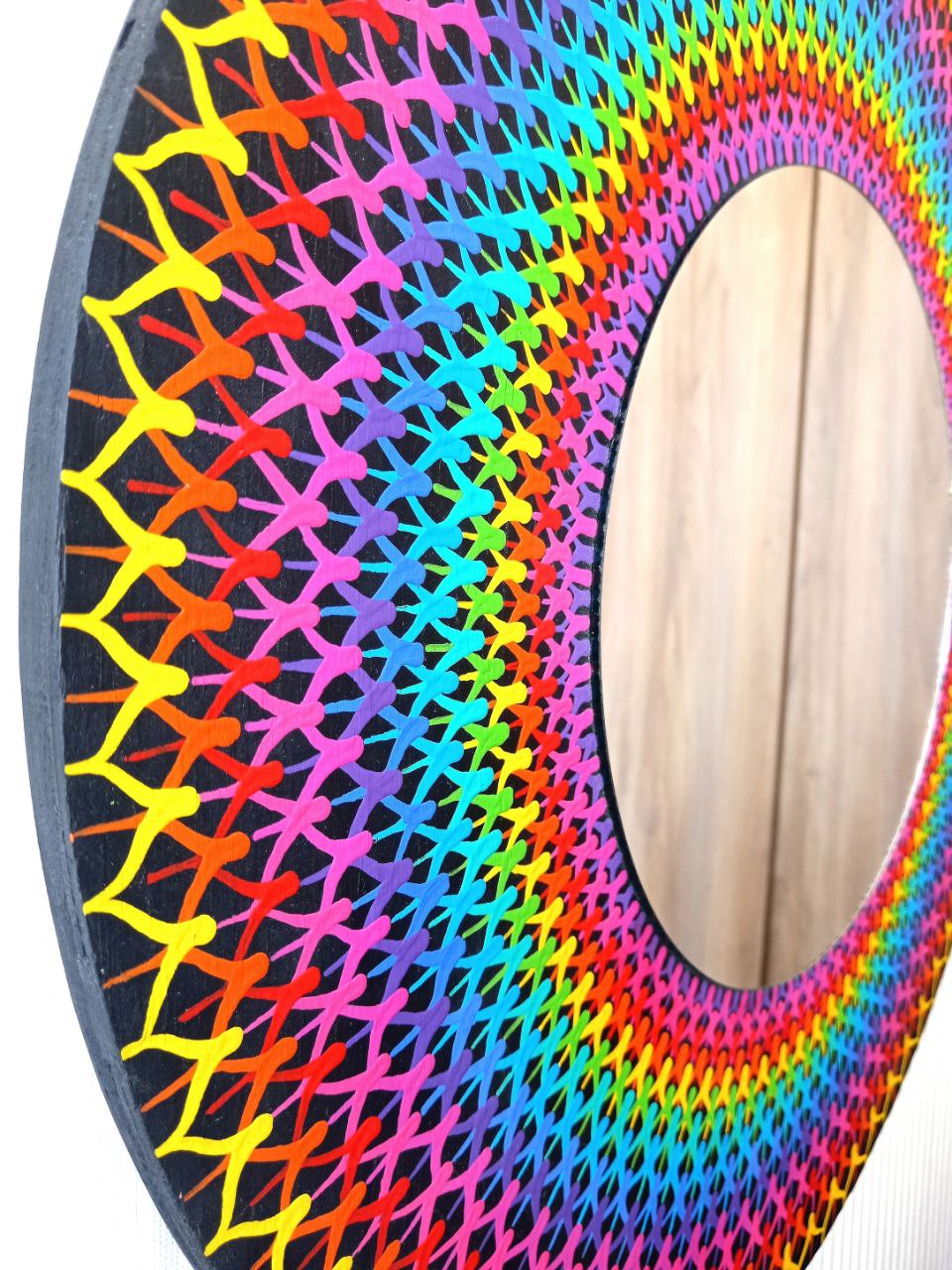 Espejo Mandala de Color y Luz · Arte original