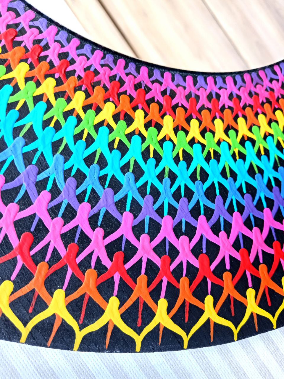 Espejo Mandala de Color y Luz · Arte original