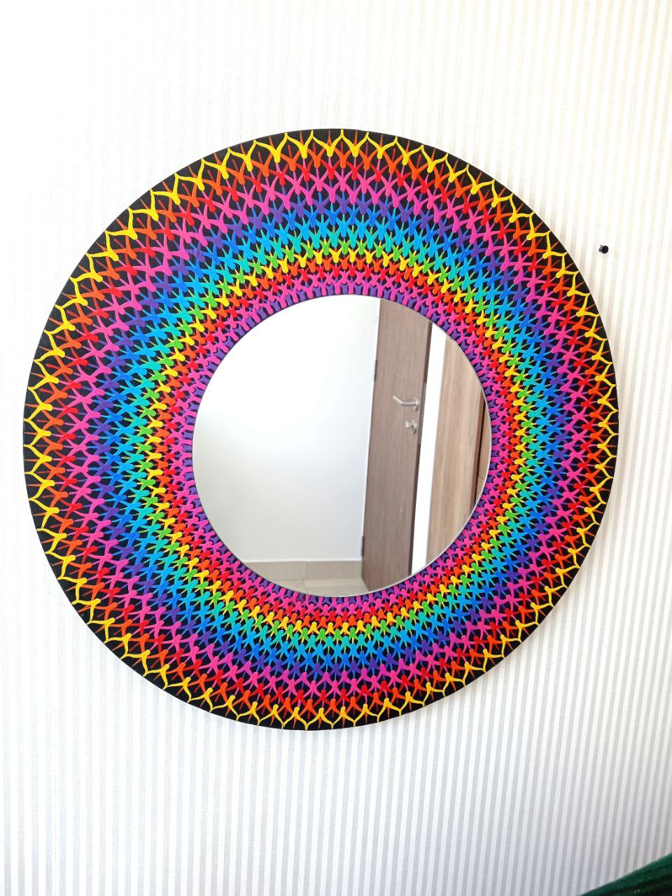 Espejo Mandala de Color y Luz · Arte original